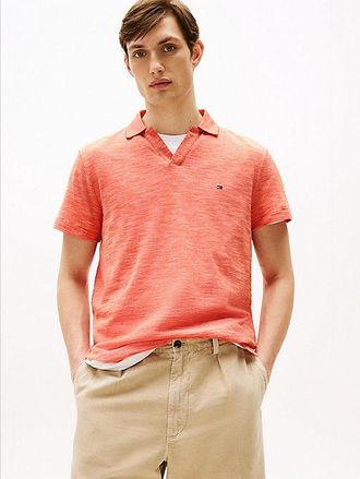 Tommy Hilfiger Regular Fit Textured Oxford Polo Shirt