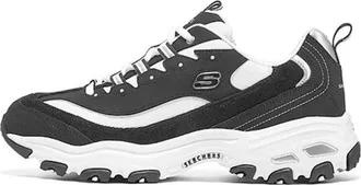 Skechers DLites 1.0 Black White 237153-BKW