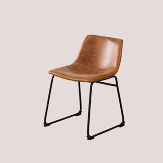 Sklum Sklum - Sedia da pranzo in similpelle Ody Cammello Vintage