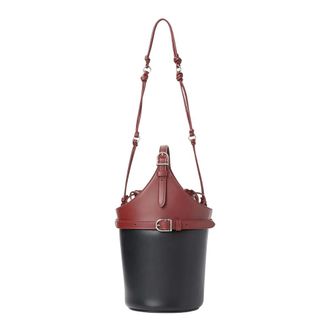 Durazzi Milano Bucket Bags, female, Black, Size: ONE SIZE Bucket Shoulder Bag