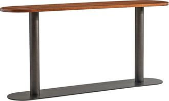 Bernhardt Brasea Pedestal Console Table