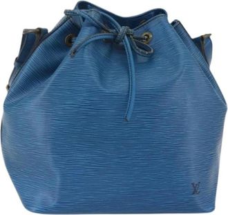 Louis Vuitton Pre-owned Vintage Bucket Bag - Dames - Vintage Tas - Blauw - ONE Size - Leer - Vintage