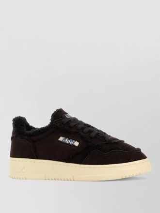 Autry medalist suede sneakers contrast sole low-top
