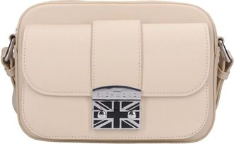 John Richmond Schoudertas - Dames - Schoudertassen - Beige - ONE Size - Leer - Tassen