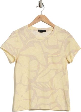 Sanctuary One Pocket T-Shirt in Citrus Splash Yellow at Nordstrom Rack, Size X-Large