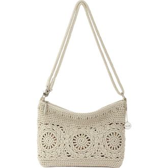 The Sak Lumi Covertible Crossbody Hand Crochet Bag in Natural Medallion at Nordstrom