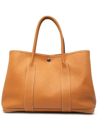 Herm&egrave;s 2018 Negonda Garden Party 36 tote bag - Marrone
