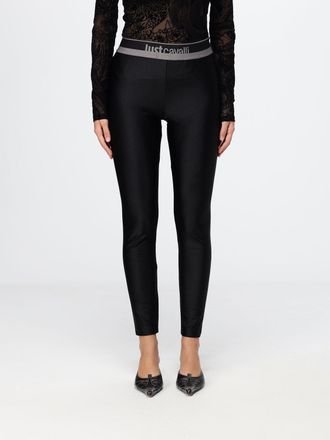 Just Cavalli Leggings in jersey tecnico con fascia elastica logata in vita