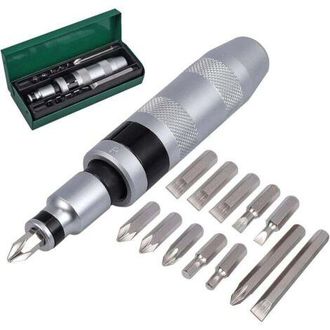 OEM Juego De 13 Puntas Para Destornillador De Impacto De 1/2 Para Puntas Hexagonales Y De Cruz De Alta Resistencia