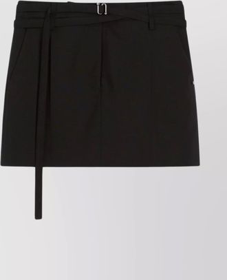 Sportmax skirt with belted waist and pockets
