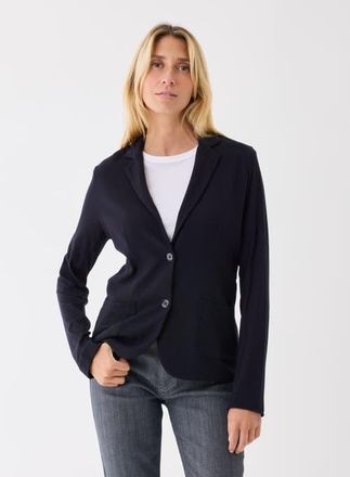 Majestic Filatures Soft Touch Two Button Blazer in Marine at Nordstrom, Size 4