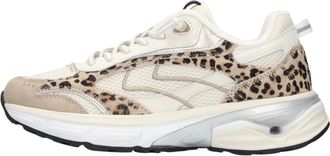 Maruti Schoenen, Dames, Beige, 42 EU, Leer, Riva Sneakers