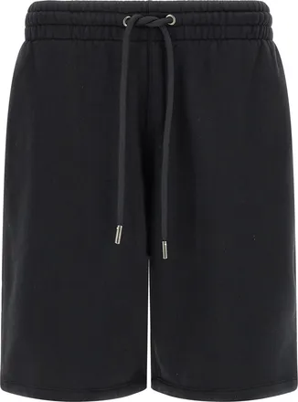 Off-white Black Cotton Bermuda Mens Shorts