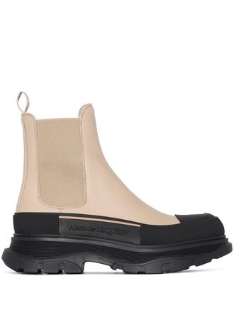 Alexander McQueen Stivali Chelsea Tread Slick - Toni neutri