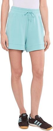 Varley Atrium High-Rise Shorts Womens Shorts Porcelain Blue : XXS 4.5, Elastane/Polyester/Viscose