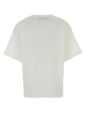Fendi Womens White Cotton T-Shirt Exterior