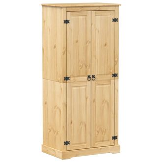 vidaXL Armario Corona Madera Maciza De Pino 76x50x170 Cm Vidaxl