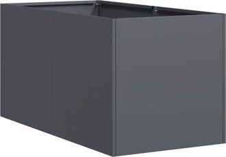 vidaXL Jardinera De Acero Laminado En Fr&iacute;o Antracita 40x80x40 Cm Vidaxl