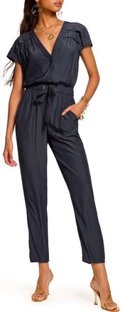 Ramy Brook Aletha Short Sleeve Jumpsuit in Navy at Nordstrom Rack, Size Xx-Small