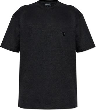 Giorgio Armani Hombre, Camisetas, Negro, Talla: L