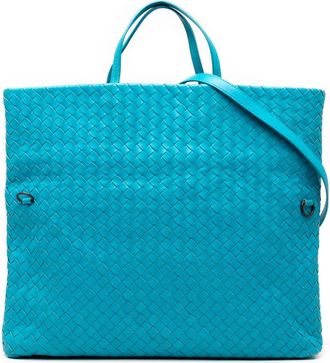 Bottega Veneta Pre-owned Bottega Veneta Nappa Intrecciato Fold Over Tote B00250969M