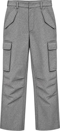A Paper Kid Pantaloni Cargo Pied-de-Poule - - Trousers - Donna - Grigio - S