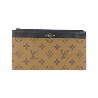 Louis Vuitton Pre-owned Wallets, unisex, Brown, Size: ONE SIZE Pre-owned M80390 Long wallet (bi-fold)