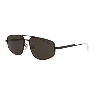 Bottega Veneta BV1125S001 Aviator Full Rim Sunglasses - Black