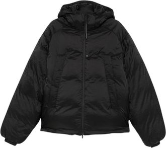 Yohji Yamamoto Hooded Puffer Jacket - Heren - Winterjassen - Zwart - L - Polyester - Jassen