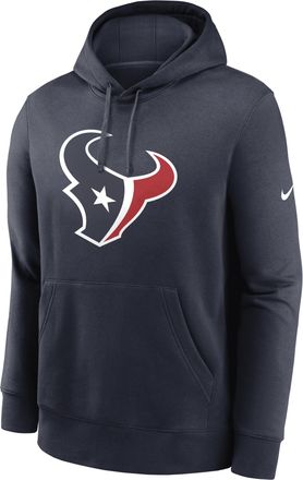 Nike Houston Texans Club Logo Nike Mens NFL Pullover Hoodie in Black | NKDK41L9H-N09