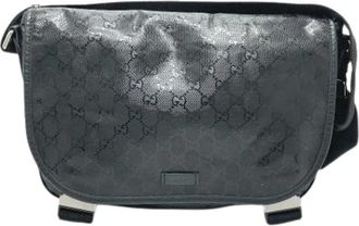 Gucci Pre-owned Cross Body Bags, male, Black, Size: ONE SIZE Pre-owned Fabric gucci-bags