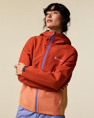 Cotopaxi Cielo Rain Jacket - Womens in Chimayo And Grapefruit at Nordstrom, Size Xx-Small