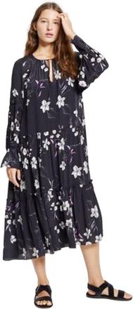 Closed Floral Print Satin Dress Size XS