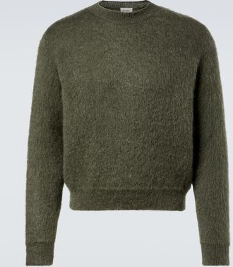 Saint Laurent Mohair and wool-blend sweater