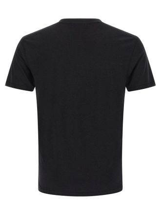 Tom Ford Logo-Embroidered T-Shirt - Black