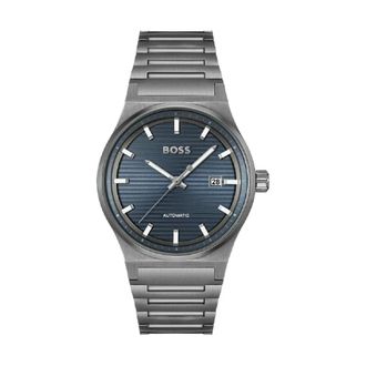 HUGO BOSS 1514119 Candor automatisch horloge - unisex - Accessoires - Grijs - Maat: ONE Size