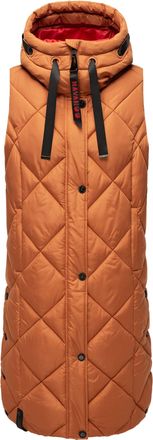 Navahoo lange dames bodywarmer Schnuckel - Modern & Met Capuchon