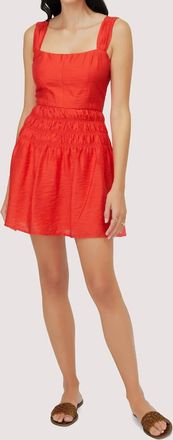 Lost + Wander Hidden Oasis Dress In Red