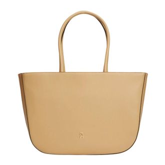 Tommy Hilfiger Logotape Tote - Bags - Mujer - Beige - ONE SIZE