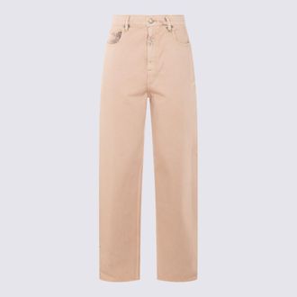 Golden Goose Beige Cotton Denim Jeans
