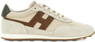 Hogan Athletic Suede And Fabric Sneakers Shoes