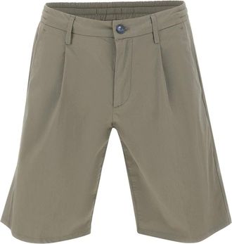 Re-hash Korte Broeken, Heren, Groen, W32, Katoen, Perugino Bermuda Shorts