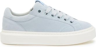 Cleens Ace Chevron-knit Suede Sneakers - Blue - 7.5 (IT41.5 / UK7.5)
