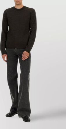 Maison Margiela patched sleeve knit sweater