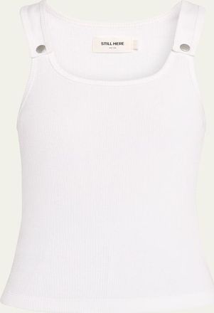 Still Here Snap Tank Top