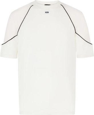 GCDS Comma T-Shirt - Heren - T-shirts - Wit - L - Katoen - Tops