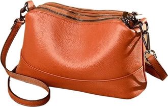 Generic Compatible For Women Genuine Leather Handbags Womens Bags Female Shoulder Brand Cowhide Ladies Messenger Bag(G)