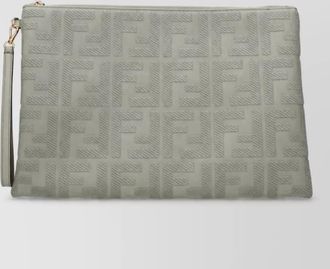 Fendi fabric clutch bag