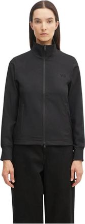 Yohji Yamamoto 3-Stripes Track Top - Dames - Vesten met rits - Zwart - XS - Polyester - Hoodies & sweatvesten
