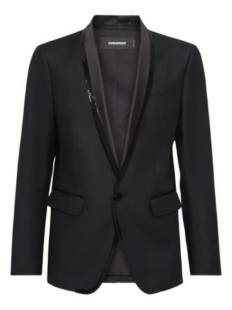 Dsquared2 London blazer - men - Fabric - 44 - Black